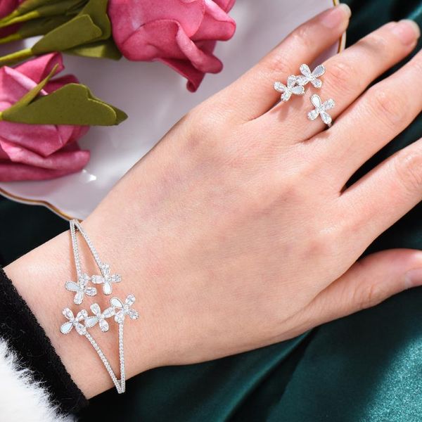 earrings & necklace siscathy romantic trendy luxury bracelet ring micro cz crystal bridal wedding dubai jewelry sets 2pcs ladies women 2021, Silver
earrings & necklace siscathy romantic trendy luxury bracelet ring micro cz crystal bridal wedding dubai jewelry sets 2pcs ladies women 2021, Silver
