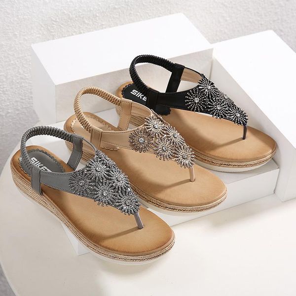 dacomfy sandals women flip flop thong crystal women's shoes summer wedges sandalias outdoor beach female slippers, Black
dacomfy sandals women flip flop thong crystal women's shoes summer wedges sandalias outdoor beach female slippers, Black