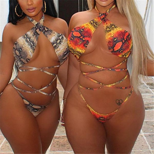 women's swimwear plus size 4xl lace-up swimsuit women snake print low waist 2021 summer bikini ladies beach swimming suit female, White;black
women's swimwear plus size 4xl lace-up swimsuit women snake print low waist 2021 summer bikini ladies beach swimming suit female, White;black