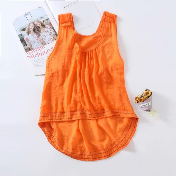 women's tanks & camis 2021 women fashion solid tank sleeveless v-neck vintage female vest chic streetwear, White
women's tanks & camis 2021 women fashion solid tank sleeveless v-neck vintage female vest chic streetwear, White