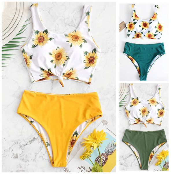 sunflower print bikini set 2021 high waist bikini brazilian swimwear women beachwear bandage swimsuit bathing suits mujer
sunflower print bikini set 2021 high waist bikini brazilian swimwear women beachwear bandage swimsuit bathing suits mujer