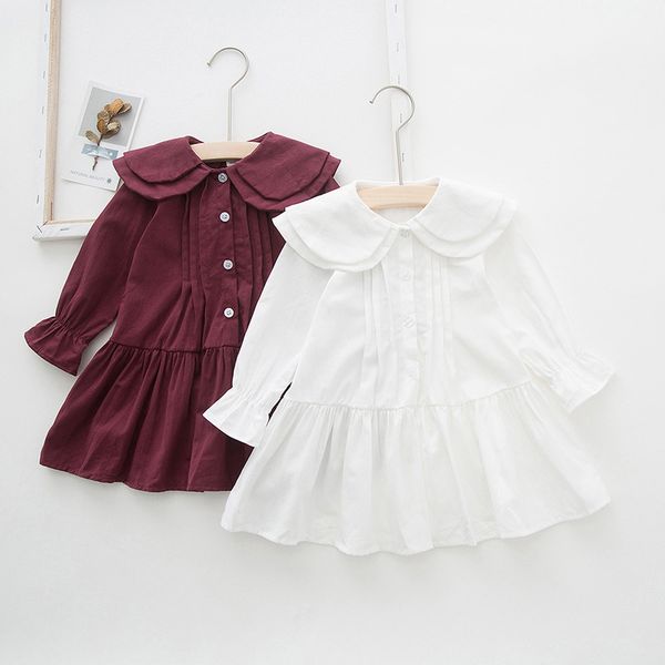 girls dress spring children new cotton double layer baby collar children dress princess style, Red;yellow
girls dress spring children new cotton double layer baby collar children dress princess style, Red;yellow