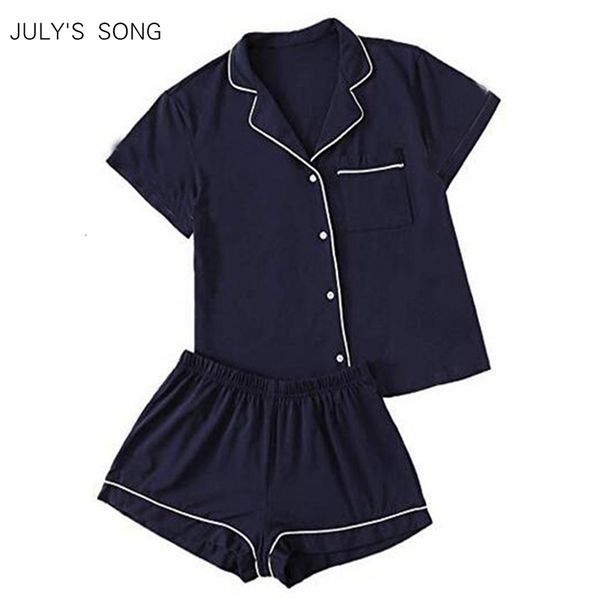 sleepwear model women pajamas set casual summer shirt and shorts ladies nightwear button pockets homewear female pijama u63u ruvr, Black;red
sleepwear model women pajamas set casual summer shirt and shorts ladies nightwear button pockets homewear female pijama u63u ruvr, Black;red