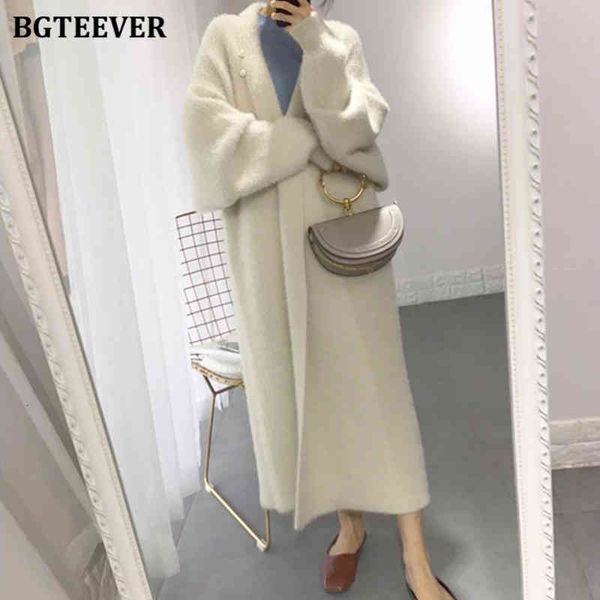 sweaters elegant ladies open stitch warm mink cashmere female sweater cardigans winter thick long knitted coat slei, White;black
sweaters elegant ladies open stitch warm mink cashmere female sweater cardigans winter thick long knitted coat slei, White;black