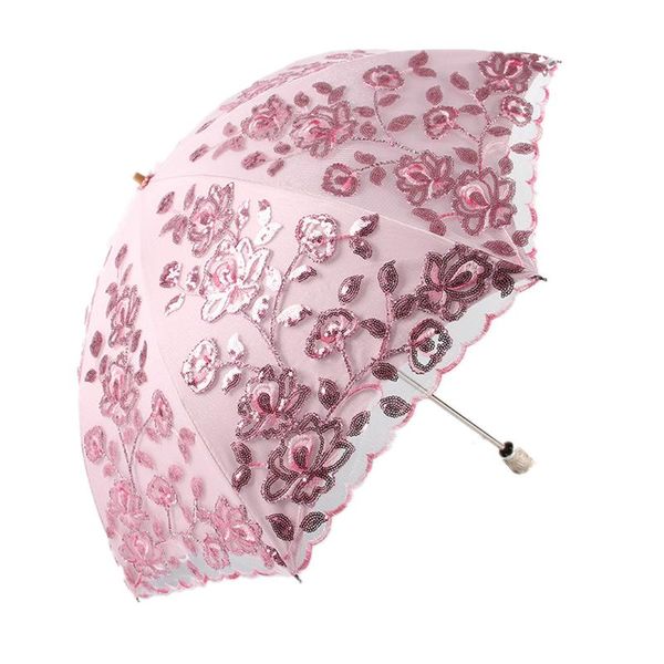 umbrellas ultra beautiful embroidery rain sun umbrella for women exquisite 2-fold black coating uv elegant parasol excellent gift
umbrellas ultra beautiful embroidery rain sun umbrella for women exquisite 2-fold black coating uv elegant parasol excellent gift