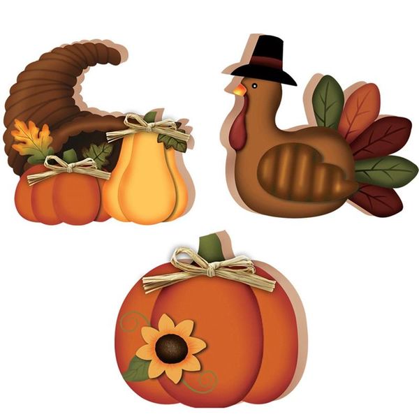 craft tools 3pcs thanksgiving wooden ornaments harvest festival pumpkin turkey party scene layout home decoration crafts
craft tools 3pcs thanksgiving wooden ornaments harvest festival pumpkin turkey party scene layout home decoration crafts