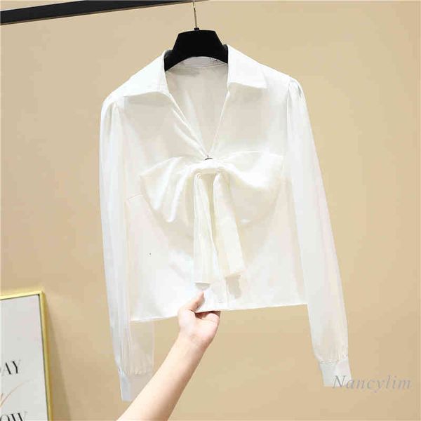 blouses white bow shirt women long sleeve all-match blouse spring summer lady short blusas mujer nancylim
blouses white bow shirt women long sleeve all-match blouse spring summer lady short blusas mujer nancylim