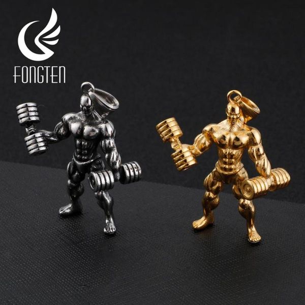 fongten sport fitness muscle men pendant necklace with long box link chain stainless steel mens necklaces jewelry gift, Silver
fongten sport fitness muscle men pendant necklace with long box link chain stainless steel mens necklaces jewelry gift, Silver