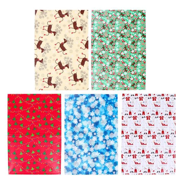 sheets sweet christmas paper pouch candy bags gifts wrapping gift wrap