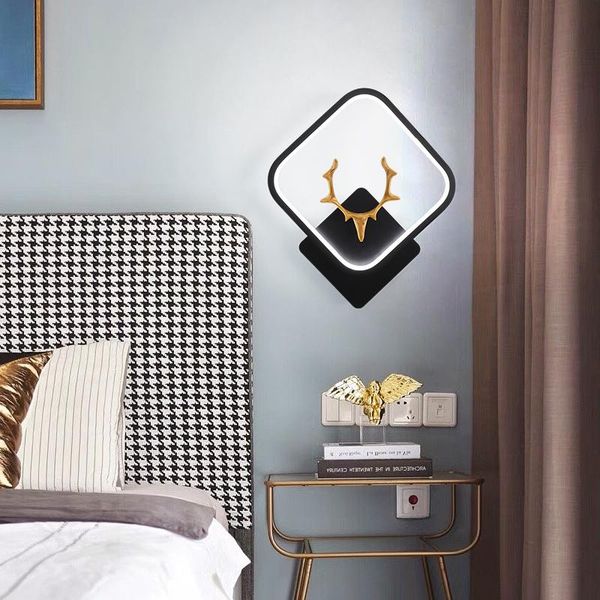 wall lamp modern led bedroom beside light corridor sconce home indoor living room decoration lighting ac90-260v black/white
wall lamp modern led bedroom beside light corridor sconce home indoor living room decoration lighting ac90-260v black/white