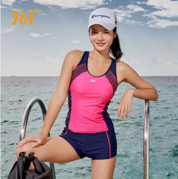 361 female wear two-piece suits sports tankini swimsuit women swimwear girls swim beach surfing 2 pieces swimming suit, Black
361 female wear two-piece suits sports tankini swimsuit women swimwear girls swim beach surfing 2 pieces swimming suit, Black