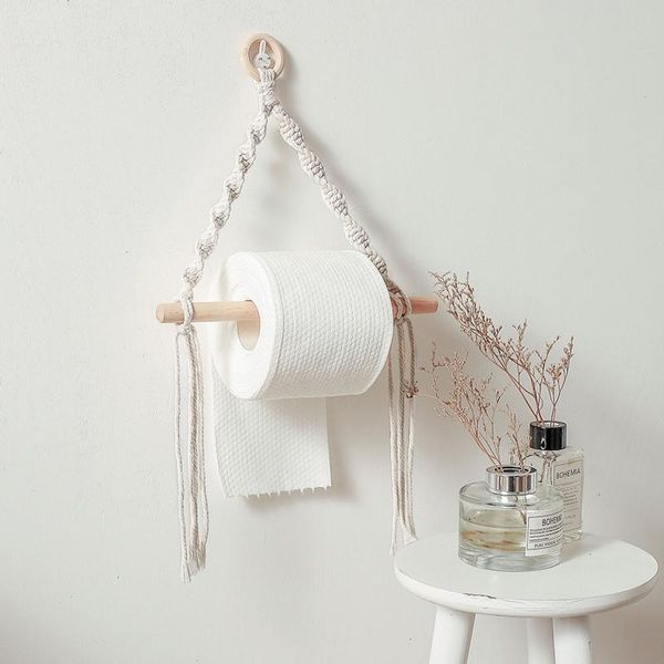 tapestries nordic toilet paper holder dispenser hand-woven tapestry macrame wall hanging bathroom towel rack decoration
tapestries nordic toilet paper holder dispenser hand-woven tapestry macrame wall hanging bathroom towel rack decoration