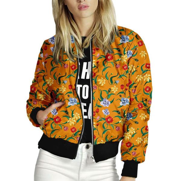 women's jackets autumn women 2021 coats vintage floral print long sleeve zipper slim thin bomber jacket casual baseball coat outerwears, Black;brown
women's jackets autumn women 2021 coats vintage floral print long sleeve zipper slim thin bomber jacket casual baseball coat outerwears, Black;brown