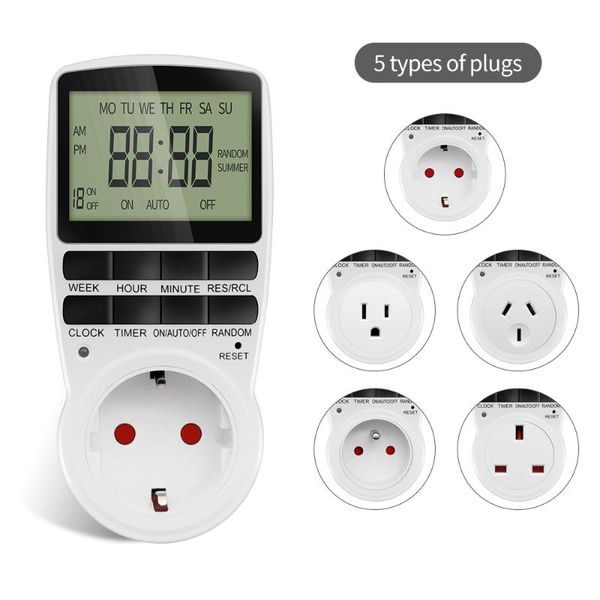 electronic digital timer switch kitchen outlet 24/7 days programmable timing socket eu/us/fr/uk/au plug timers
electronic digital timer switch kitchen outlet 24/7 days programmable timing socket eu/us/fr/uk/au plug timers