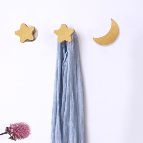 hooks & rails star key hook decorative punch-natural wood color no drilling creative home decoration entrance organizer
hooks & rails star key hook decorative punch-natural wood color no drilling creative home decoration entrance organizer
