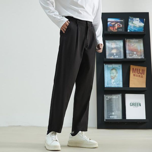 men's pants semir casual men fall 2021 loose trendy brand smart constant fashion stretch simple man straight trousers, Black
men's pants semir casual men fall 2021 loose trendy brand smart constant fashion stretch simple man straight trousers, Black
