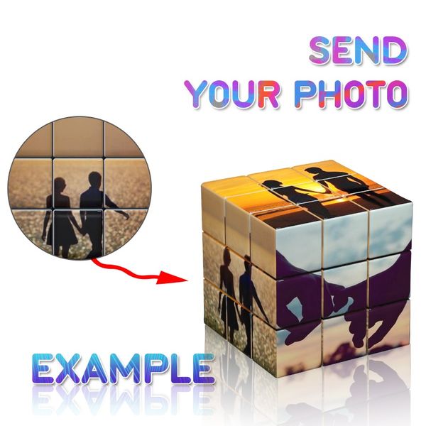 Cubo Magico 3x3x3 Speed Magic Cube Plastic print Photo Stickerless Custom Made Design Super cube Puzzle Toys
Cubo Magico 3x3x3 Speed Magic Cube Plastic print Photo Stickerless Custom Made Design Super cube Puzzle Toys