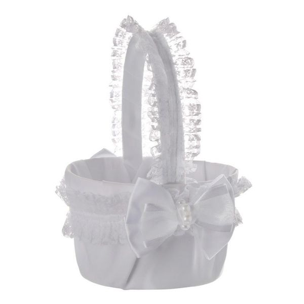 decorative flowers & wreaths bride wedding white flower basket western-style supplies lace girl portable
decorative flowers & wreaths bride wedding white flower basket western-style supplies lace girl portable
