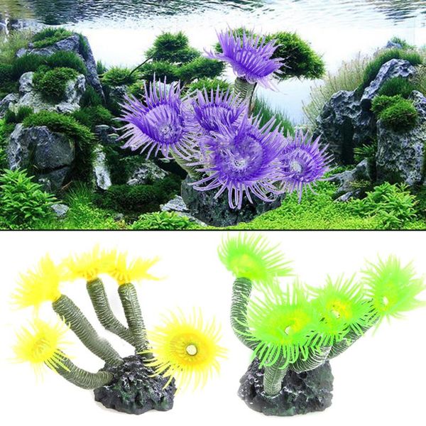 decorations 1pc lively silicone artificial coral plant landscape ornament for fish tank aquarium
decorations 1pc lively silicone artificial coral plant landscape ornament for fish tank aquarium