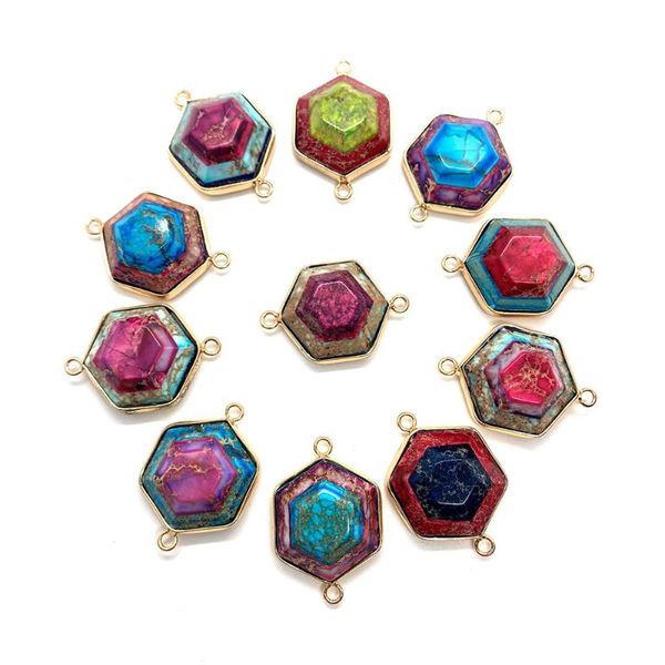 charms natural stone pendant double ring emperor color used in jewelry making diy handmade necklace bracelet accessories, Bronze;silver
charms natural stone pendant double ring emperor color used in jewelry making diy handmade necklace bracelet accessories, Bronze;silver