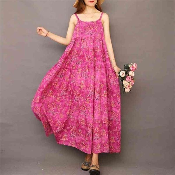 floral print cotton linen maxi dress summer casual sling boho loose big hem beach dresses women oversized long robe 210522, Black;gray
floral print cotton linen maxi dress summer casual sling boho loose big hem beach dresses women oversized long robe 210522, Black;gray