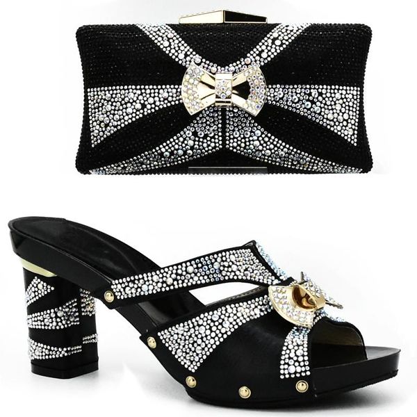 arrival black color sales in women matching shoes and bag set decorated with rhinestone nigerian wedding sets dress
arrival black color sales in women matching shoes and bag set decorated with rhinestone nigerian wedding sets dress