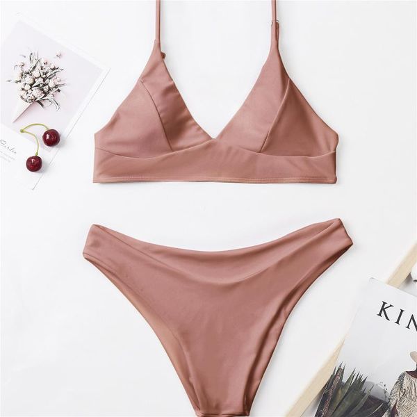 women's swimwear women solid push up high cut lace halter bikini set two piece swimsuit summer bathing suits tanga mujer, White;black
women's swimwear women solid push up high cut lace halter bikini set two piece swimsuit summer bathing suits tanga mujer, White;black