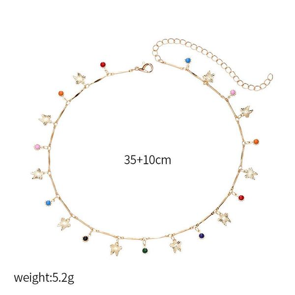 bohemian gold butterfly necklace women charming colorful chockers handmade party jewelry chain collares chokers, Golden;silver
bohemian gold butterfly necklace women charming colorful chockers handmade party jewelry chain collares chokers, Golden;silver