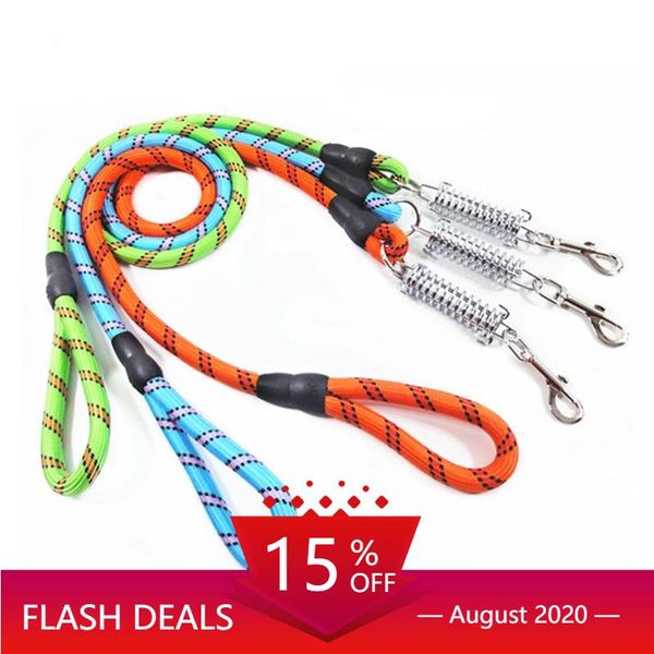 dog collars & leashes explosion-proof medium large leash short pet lead spring buffer big chain strong nylon round rope traction
dog collars & leashes explosion-proof medium large leash short pet lead spring buffer big chain strong nylon round rope traction