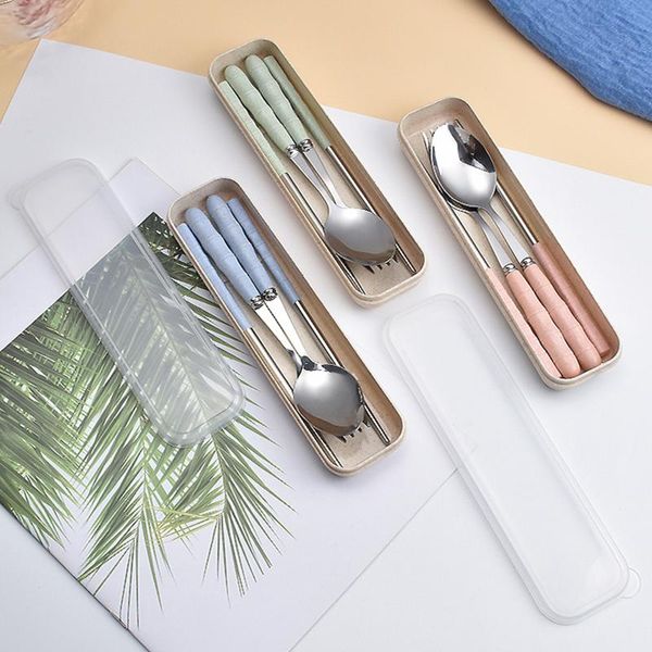 chopsticks 3-in-1 stainless steel fork spoon set travel with plastic case ourdoor camping cutlery tools portable
chopsticks 3-in-1 stainless steel fork spoon set travel with plastic case ourdoor camping cutlery tools portable
