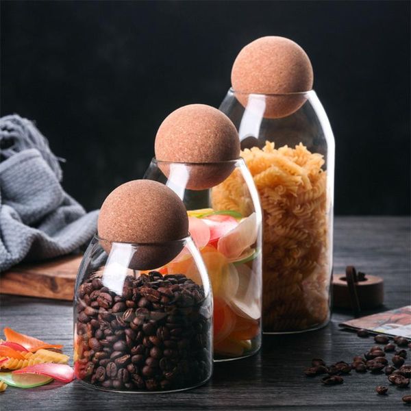 storage bottles & jars 500ml 800ml 1200ml transparent borosilicate glass sealed can bottle with cork tank food spice grains container
storage bottles & jars 500ml 800ml 1200ml transparent borosilicate glass sealed can bottle with cork tank food spice grains container