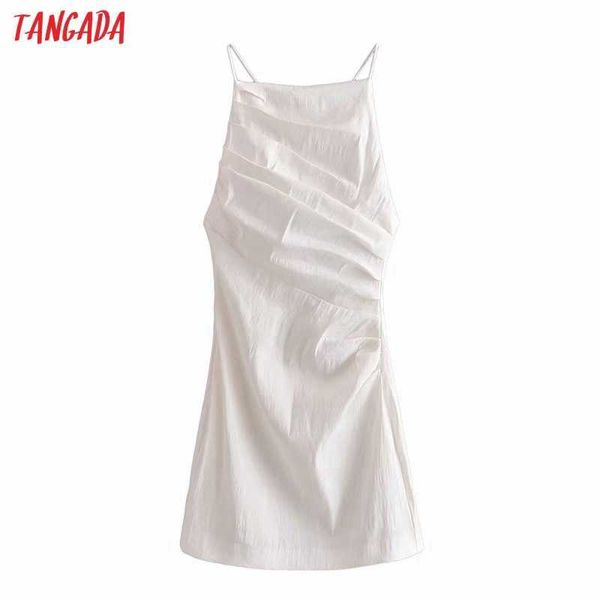 tangada women white cotton pleated dress sleeveless backless summer fashion lady dresses robe 3h553 210609, Black;gray
tangada women white cotton pleated dress sleeveless backless summer fashion lady dresses robe 3h553 210609, Black;gray