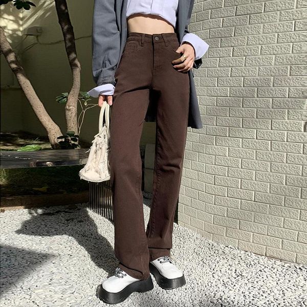 women's jeans woman high waist brown pants y2k jean women clothing undefined streetwear trousers girl, Blue
women's jeans woman high waist brown pants y2k jean women clothing undefined streetwear trousers girl, Blue