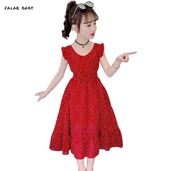 girl dresses dot pattern for sleeveless children summer dress teenage clothes girls 6 8 10 12 14 girl's, Red;yellow
girl dresses dot pattern for sleeveless children summer dress teenage clothes girls 6 8 10 12 14 girl's, Red;yellow