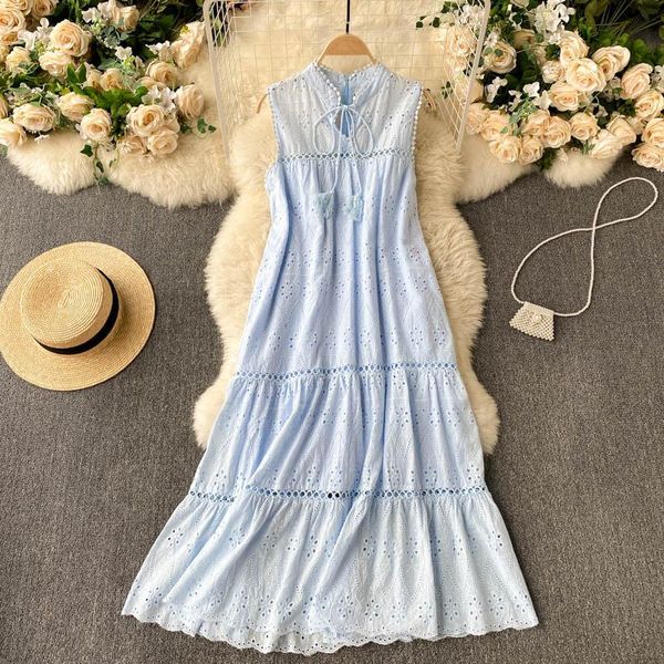 casual dresses singreiny women sleeveless tank dress design hollow elegant solid a-line summer korean boho vacation midi, Black;gray
casual dresses singreiny women sleeveless tank dress design hollow elegant solid a-line summer korean boho vacation midi, Black;gray