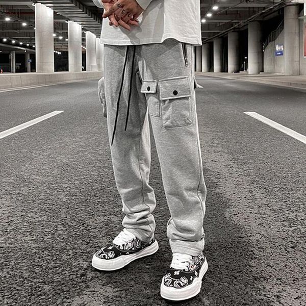men's pants high street terry pocket straight casual joggers sports vibe sweatpants drawstring black gray oversize loose trousers
men's pants high street terry pocket straight casual joggers sports vibe sweatpants drawstring black gray oversize loose trousers