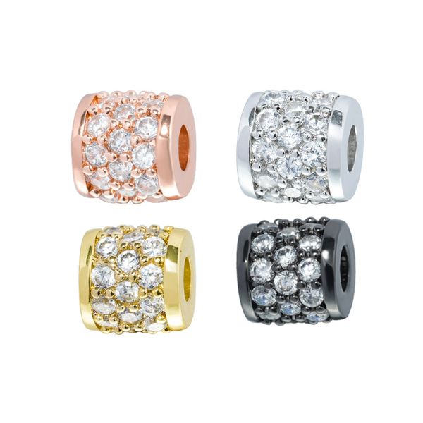 factory sale cz pave cylinder spacer charm for diy bracelet jewelry making, Bronze;silver
factory sale cz pave cylinder spacer charm for diy bracelet jewelry making, Bronze;silver