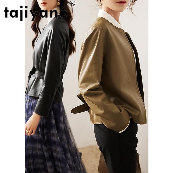 women's leather & faux tajiyane genuine jacket women spring short sheepskin coat female black jackets 2021 veste cuir femme pph4845
women's leather & faux tajiyane genuine jacket women spring short sheepskin coat female black jackets 2021 veste cuir femme pph4845
