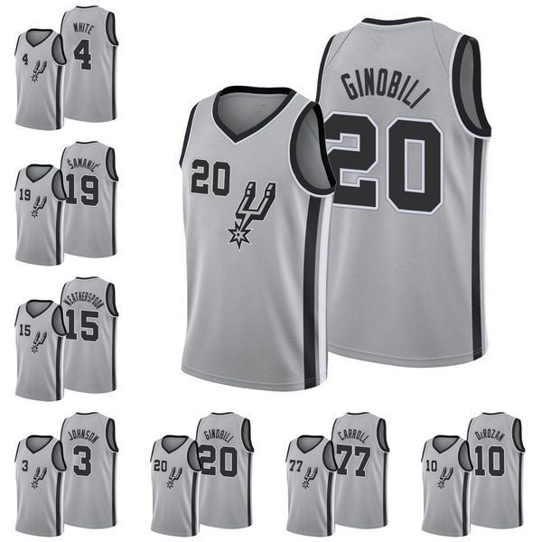 san antonio spurs manu ginobili keldon johnson luka samanic demar derozan demarre carroll derrick white men jersey, Black
san antonio spurs manu ginobili keldon johnson luka samanic demar derozan demarre carroll derrick white men jersey, Black