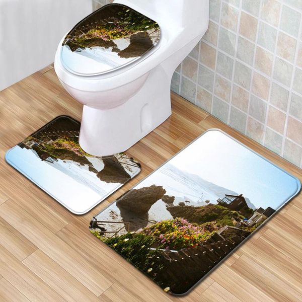 carpets beach scenery bathroom floor mats 3 piece set toilet carpet rugs non-slip water-absorbing doormat
carpets beach scenery bathroom floor mats 3 piece set toilet carpet rugs non-slip water-absorbing doormat