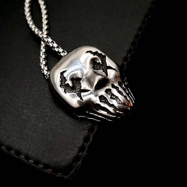 pendant necklaces punk style clown mask skull necklace halloween pumpkin grimace stainless steel for men women hip hop jewelry, Silver
pendant necklaces punk style clown mask skull necklace halloween pumpkin grimace stainless steel for men women hip hop jewelry, Silver