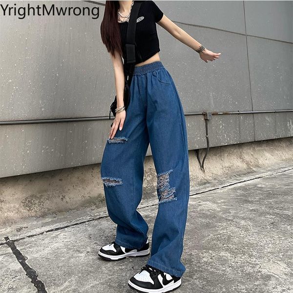 elastic high waist loose straight leg ripped hole black blue baggy denim pant jeans trouser boyfriend streetwear fashion summer women's
elastic high waist loose straight leg ripped hole black blue baggy denim pant jeans trouser boyfriend streetwear fashion summer women's