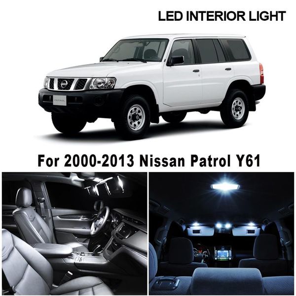 emergency lights 7pcs white canbus led bulb interior light kit + license plate for 2000-2013 y61 reading dome map
emergency lights 7pcs white canbus led bulb interior light kit + license plate for 2000-2013 y61 reading dome map