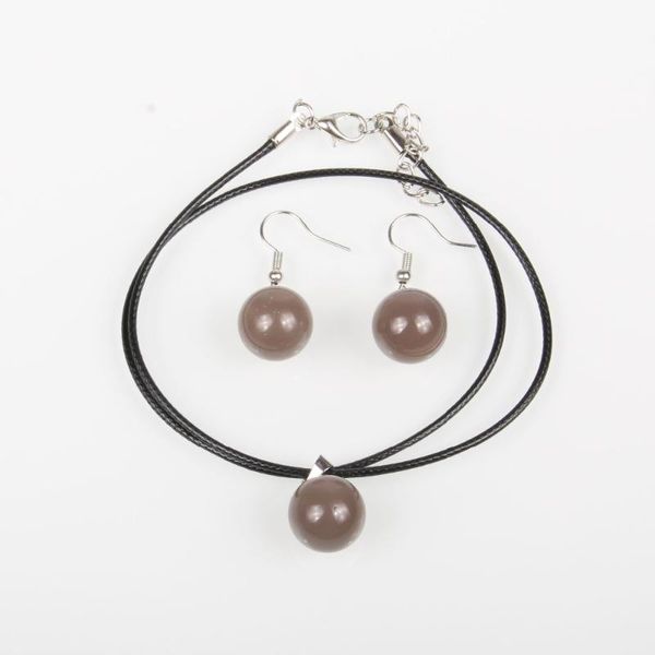 pendant necklaces wholesale natural stone round necklace earringss set agates cotton, Silver
pendant necklaces wholesale natural stone round necklace earringss set agates cotton, Silver