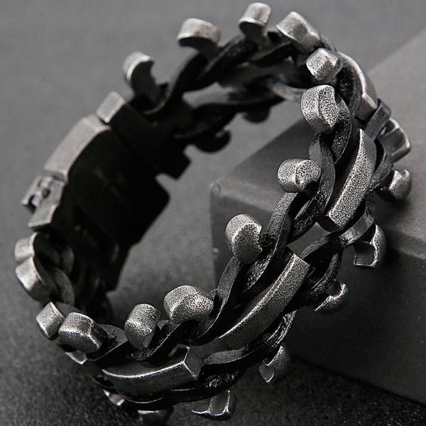 tennis braided leather on hand bracelet with belt buckle boys bracelets stainless steel men's biker jewellery accessories, Golden;silver
tennis braided leather on hand bracelet with belt buckle boys bracelets stainless steel men's biker jewellery accessories, Golden;silver