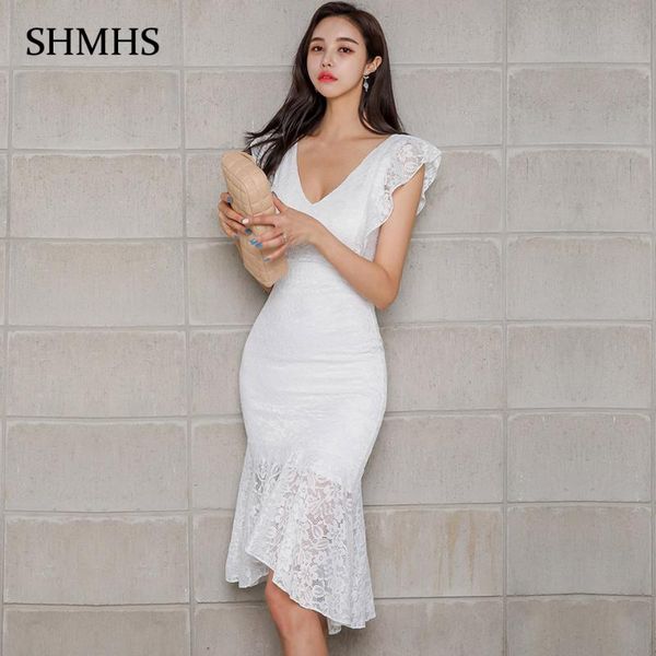 high waist fit and flare white dress 2021 summer v-neck sleeveless decorative ruffle temperament elegant party lace casual dresses, Black;gray
high waist fit and flare white dress 2021 summer v-neck sleeveless decorative ruffle temperament elegant party lace casual dresses, Black;gray