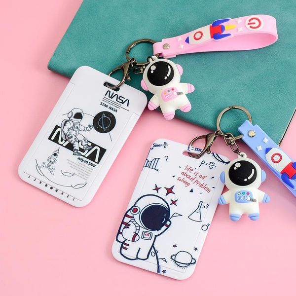 card holders silicone doll astronaut student holder campus meal long lanyard badge subway bus certificate protection cover, Brown;gray
card holders silicone doll astronaut student holder campus meal long lanyard badge subway bus certificate protection cover, Brown;gray