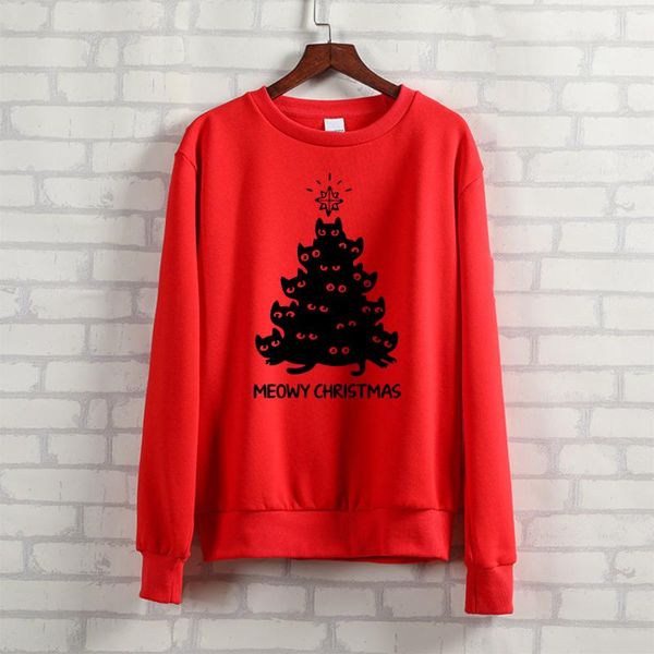 women's hoodies & sweatshirts blingpaw meowy christmas cat tree letter printed women crewneck sweatshirt heavy blend crew neck long sle, Black
women's hoodies & sweatshirts blingpaw meowy christmas cat tree letter printed women crewneck sweatshirt heavy blend crew neck long sle, Black