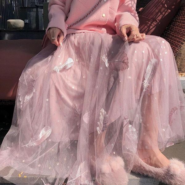 skirts women's summer skirt harajuku pleated mesh overlay elastic waist big swing a-linetulle fashion vintage for women, Black
skirts women's summer skirt harajuku pleated mesh overlay elastic waist big swing a-linetulle fashion vintage for women, Black