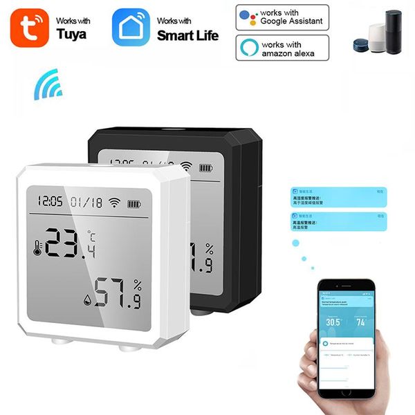 smart home control tuya wfi temperature and humidity detector wireless sensor work with alexa google
smart home control tuya wfi temperature and humidity detector wireless sensor work with alexa google